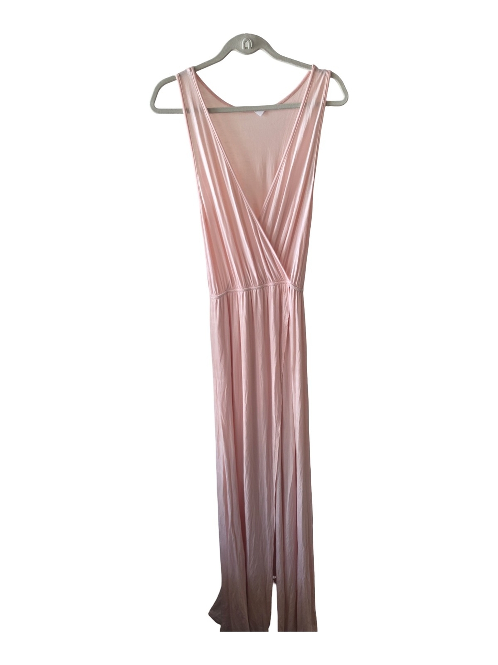 Sleeveless Pink V-Neck Jumpsuit
